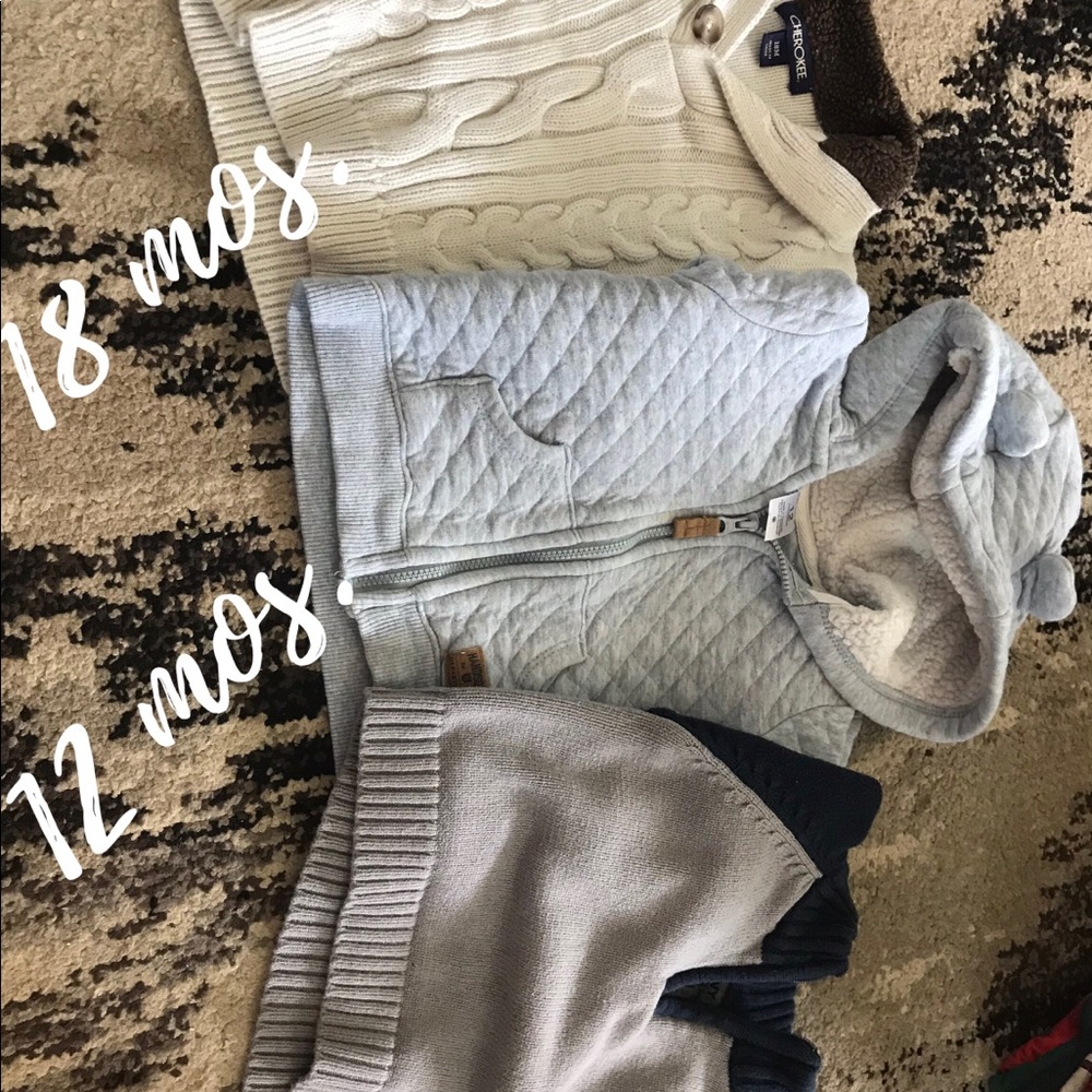 Baby boy pullovers and jacket